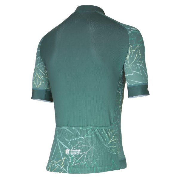 Kolesarska majica Air - petrol green leaf - slika 2
