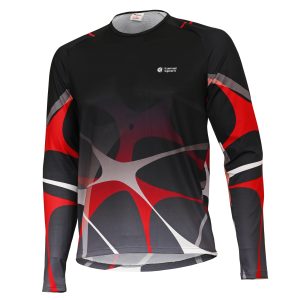 MTB - DH dres z dolgimi rokavi - Vortex Red